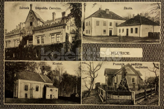 360 Kč HK Pohlednice Hlušice, CZE110620