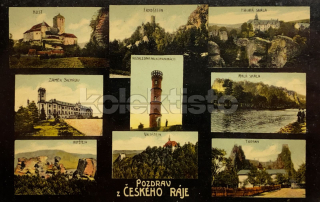 160 Kč JN Pohlednice Jablonec nad Nisou ROZHLEDNY, CZE112520