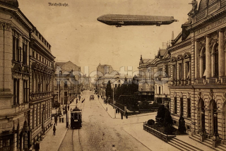800 Kč JN Pohlednice Jablonec nad Nisou VZDUCHOLODĚ, TRAMVAJE, CZE112626
