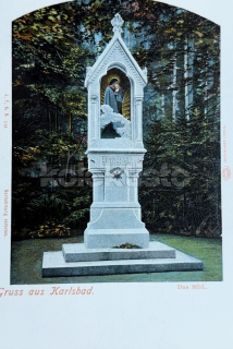 360 Kč KV Pohlednice Karlovy Vary POMNÍKY, CZE114716