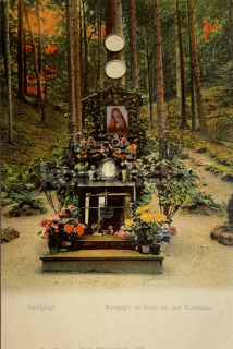 360 Kč KV Pohlednice Karlovy Vary POMNÍKY, CZE115335