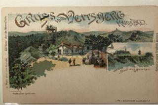 700 Kč KV Pohlednice Karlovy Vary ROZHLEDNY, CZE115406
