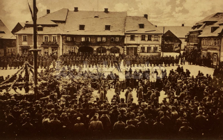 360 Kč LI Pohlednice Jablonné v Podještědí VOJÁCI, CZE115851