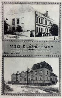 380 Kč LT Pohlednice Mšené-lázně, CZE116311