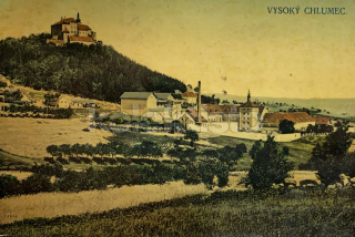 250 Kč PB Pohlednice Vysoký Chlumec, CZE120139