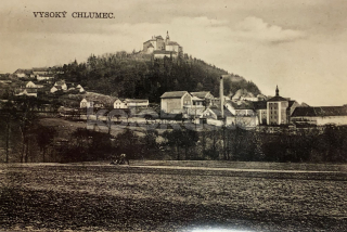 360 Kč PB Pohlednice Vysoký Chlumec, CZE120213