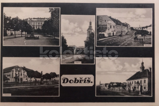 300 Kč PB Pohlednice Dobříš, CZE120298