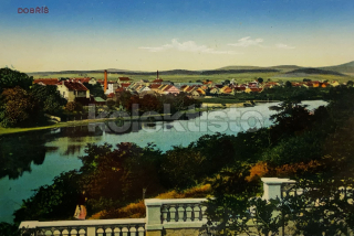 360 Kč PB Pohlednice Dobříš, CZE120310