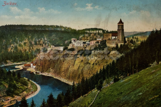 120 Kč PI Pohlednice Zvíkov, CZE120910
