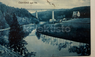 140 Kč PI Pohlednice Červená, CZE120922
