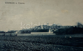 160 Kč PI Pohlednice Kostelec nad Vltavou, CZE120933