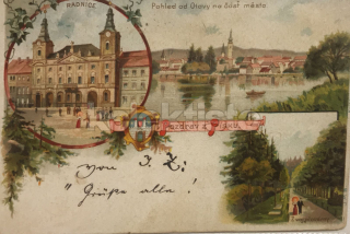 160 Kč PI Pohlednice Písek, CZE120935