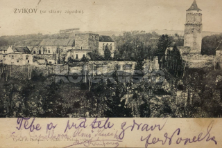 220 Kč PI Pohlednice Zvíkov, CZE120960