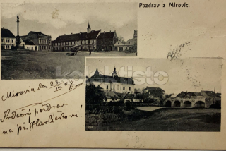 300 Kč PI Pohlednice Mirovice, CZE120997