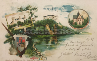 300 Kč PI Pohlednice Orlík, CZE120998