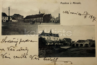 350 Kč PI Pohlednice Mirovice, CZE121029