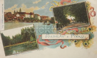 350 Kč PI Pohlednice Písek, CZE121031