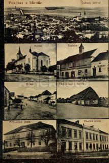 420 Kč PI Pohlednice Mirotice, CZE121086