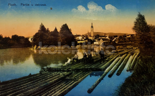 190 Kč PI Pohlednice Písek, CZE121235
