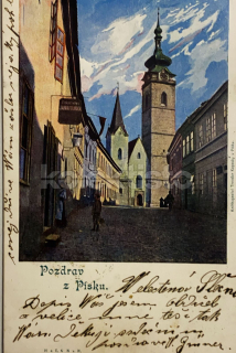 350 Kč PI Pohlednice Písek, CZE121295