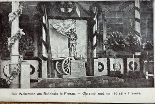 400 Kč PR Pohlednice Přerov NÁDRAŽÍ, CZE121842