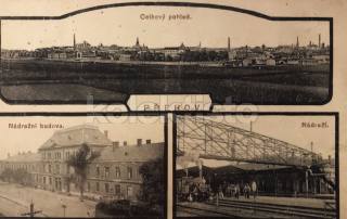 320 Kč PR Pohlednice Přerov NÁDRAŽÍ, CZE122074