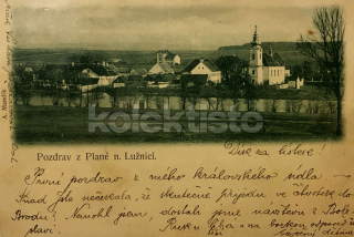 460 Kč TA Pohlednice Planá nad Lužnicí, CZE124328