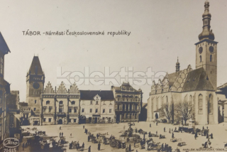 340 Kč TA Pohlednice Tábor, CZE124518