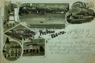 450 Kč TA Pohlednice Tábor, CZE124554