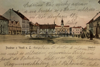 460 Kč TA Pohlednice Veselí nad Lužnicí, CZE124590