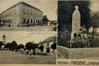 500 Kč ZN Pohlednice Mikulovice POMNÍKY, CZE127223