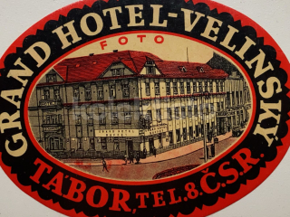 150 Kč TA Hotelový štítek Tábor, CZE127593